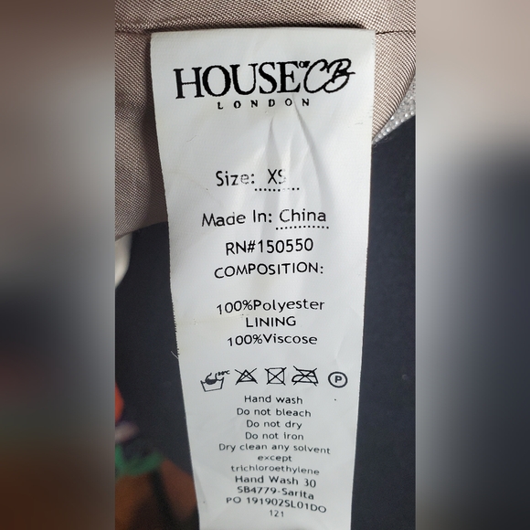 House Of CB Sarita Silver Glitter Blazer dress - Picture 12 of 15